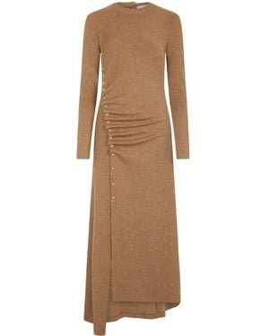 Rabanne Asymmetrisches Kleid - Natur