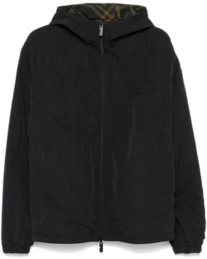 Burberry リバーシブル チェック ジャケット - ブラック