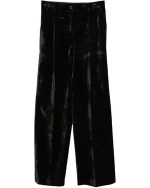 Semicouture Pleated Pants - Black