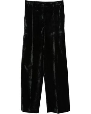 Semicouture Pleated Pants - Black