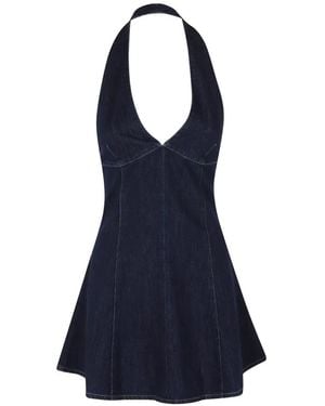 MC2 Saint Barth Thalita Halterneck Dress - Blue