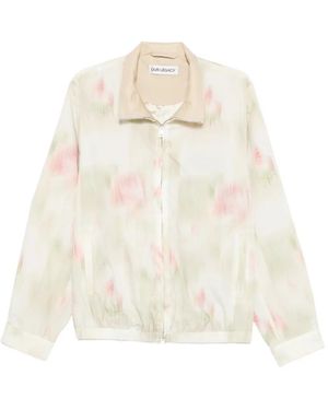 Our Legacy Casino Flower-Print Ripstop Jacket - White
