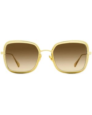 OMEGA EYEWEAR スクエアフレーム サングラス - ナチュラル