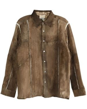 Commun's Long-Sleeves Shirt - Brown