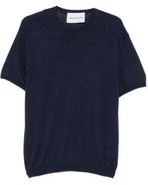 Amaranto Short-Sleeve Top - Blue