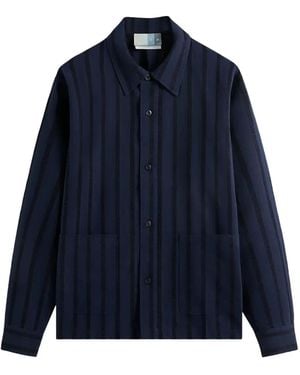 Kith Striped Poplin Shirt - Blue