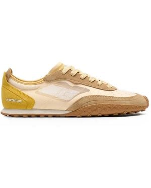 HOFF Bridge Mesh Suede-Trim Trainers - Natural