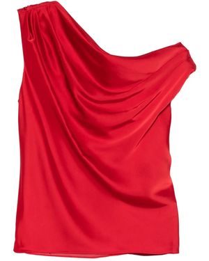 Ralph Lauren Draped-detail Blouse - Red