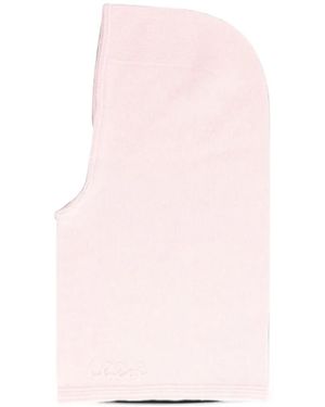 Chloé Iconic Logo-Embroidered Balaclava - Pink
