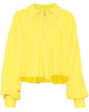 MSGM Crepe Blouse - Yellow