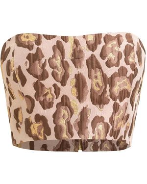 Cara Cara Elsa Cropped Top Met Dierenpatroon - Roze