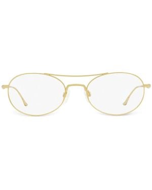 Donna Karan Brille Mit Ovalem Gestell - Mettallic