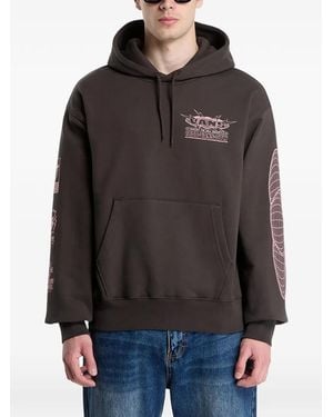 Vans Hotline Radio Graphic-Print Hoodie - Black