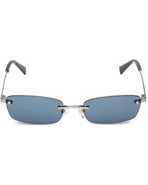 Guess Rectangle Metal Sunglasses - Blue