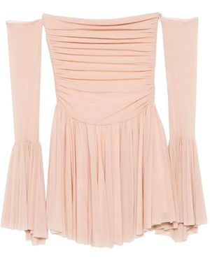 Aniye By Xena Ruched Mini Dress - Pink