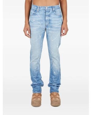 Bstroy Paint-Splatter Jeans - Blue