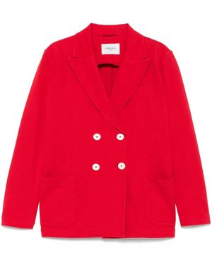 Circolo 1901 Double-Breasted Blazer - Red