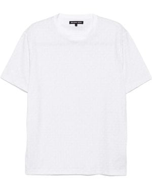 Michael Kors T-Shirt mit Monogramm-Print - Weiß