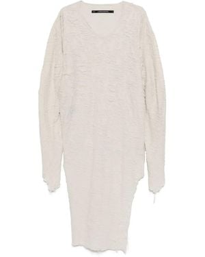 Julius Top A Maniche Lunghe Fibroin - Bianco