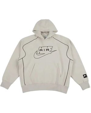 Nike Logo-Embroidered Hoodie - White