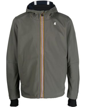 K-Way Jack Bonded Hooded Jacket - Grey