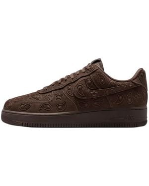 Nike Air Force 1 '07 Lv8 Paisley Sneakers - Brown