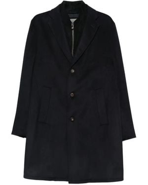Corneliani Einreihiger Mantel Im Layering-Look - Schwarz