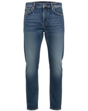 Michael Coal Stone-Washed Five-Pocket Jeans - Blue