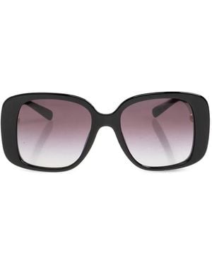 Tory Burch Geometric-Frame Sunglasses - Black