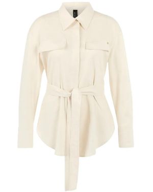 Marc Cain Belted Blouse - White