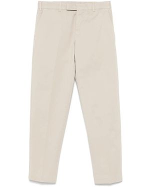 PT Torino テーパード チノパンツ - ナチュラル