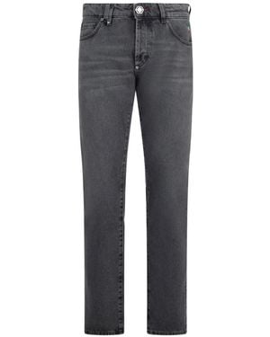 Philipp Plein Straight-Leg Jeans - Grey