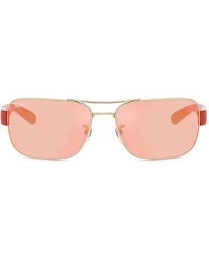 Ray-Ban Eckige Sonnenbrille - Pink
