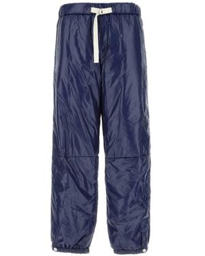 Jil Sander Drawstring-Waist Track Trousers - Blue