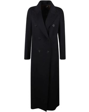 Max Mara Double-Breasted Coat - Black