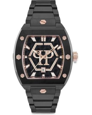 Philipp Plein Hexagon Phantom 44Mm Watch - Black