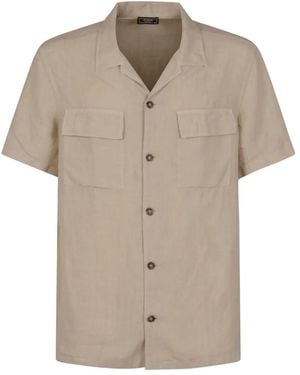 Peserico Camicia A Maniche Corte - Neutro