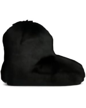 Stand Studio Maisie Faux-Fur Ankle Boots - Black