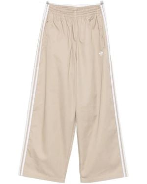 adidas Adicolor Sst Logo-Embroidered Pants - White