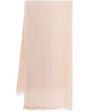 N.Peal Cashmere Dip-Dye Cashmere Scarf - Natural