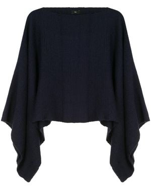 Voz Cropped-Pullover - Blau