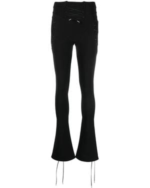 Off-White c/o Virgil Abloh Lace-up Split Leggings - Black