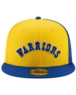 KTZ 9Fifty Golden State Warriors Baseball Cap - Yellow