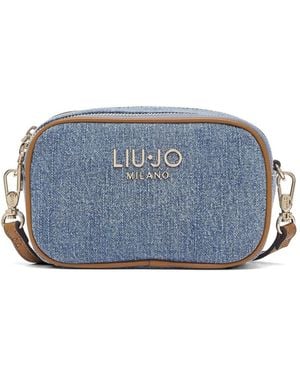 Liu Jo Small Denim Crossbody Bag - Blue