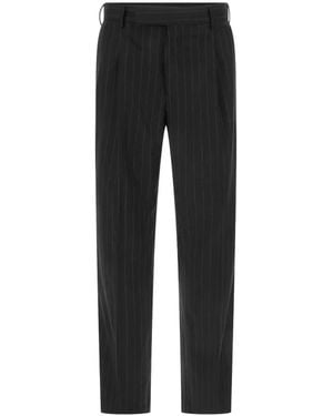 PT Torino Pantalon Court Rayé - Black