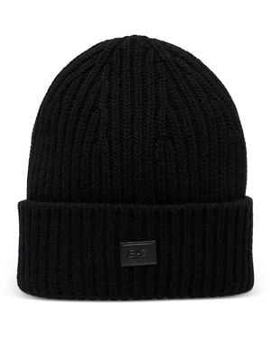 EA7 Bonnet À Patch Logo - Noir