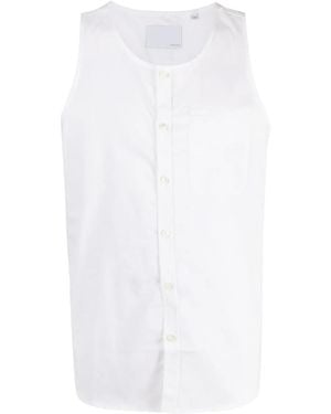 Private Stock Geronimo Cotton Tank Shirt - White