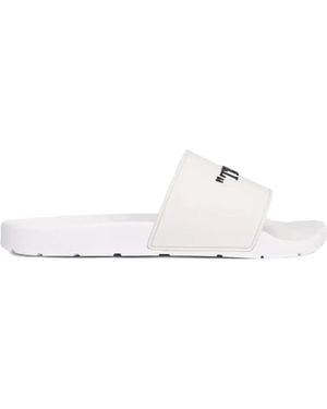 Off-White c/o Virgil Abloh Logo Slides - White