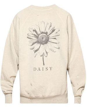 SAINT Mxxxxxx Daisy-print sweatshirt - Neutro