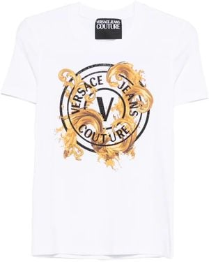 Versace Jeans Couture Graphic T-Shirt - White